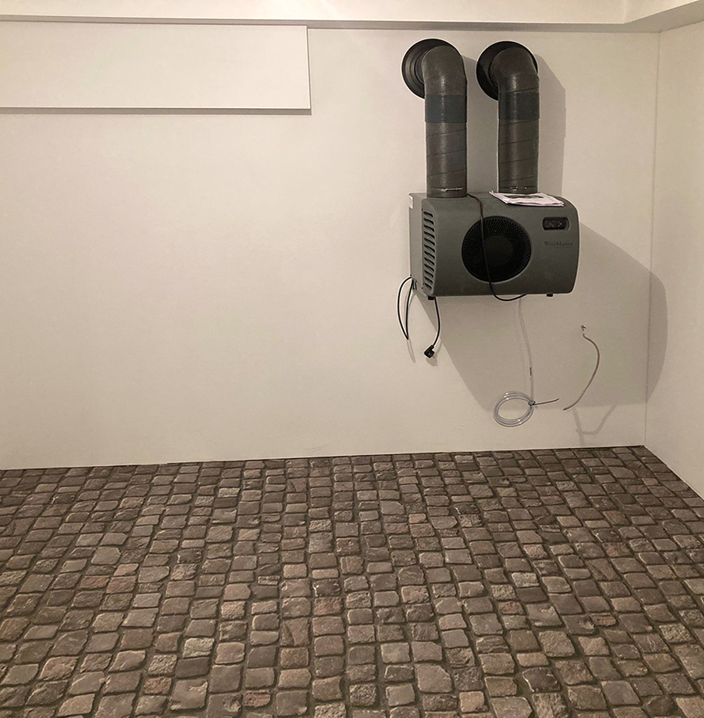 Installation WineMaster IN25 Klimageraet 07