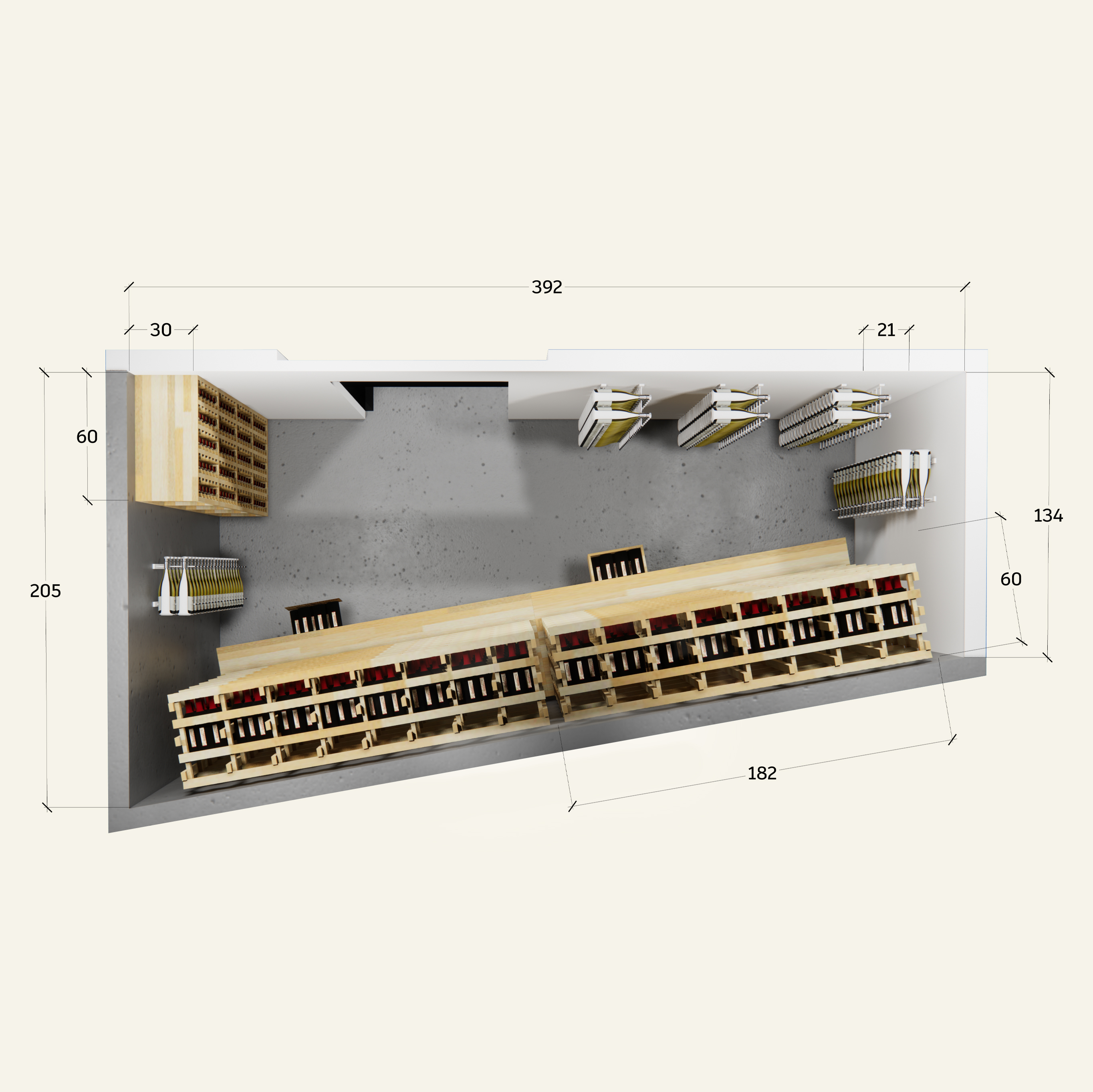 Technische Zeichnung Mueller Soppart Plaung Weinkellerbau 1