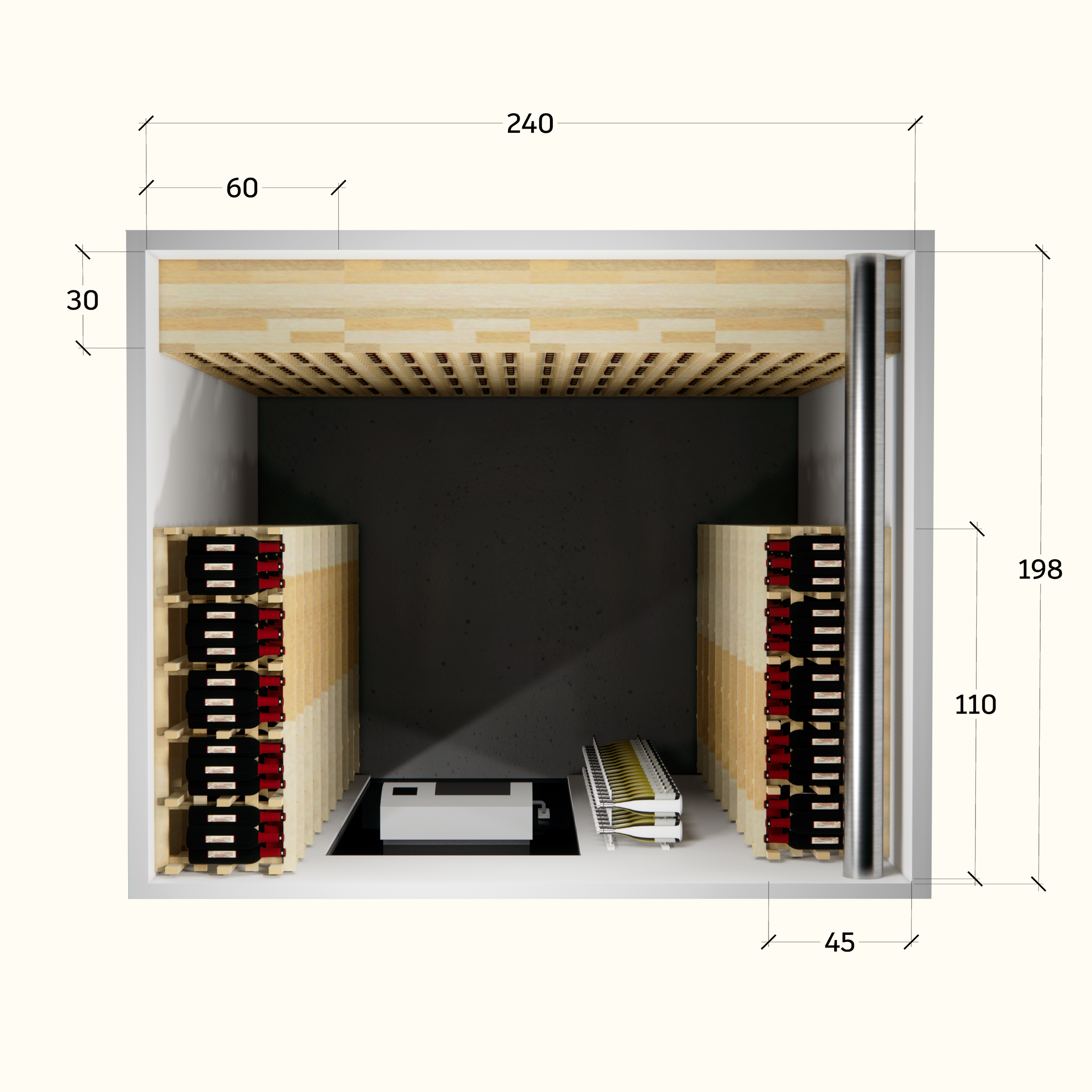 Technische Zeichnung Mueller Soppart Plaung Weinkellerbau 2