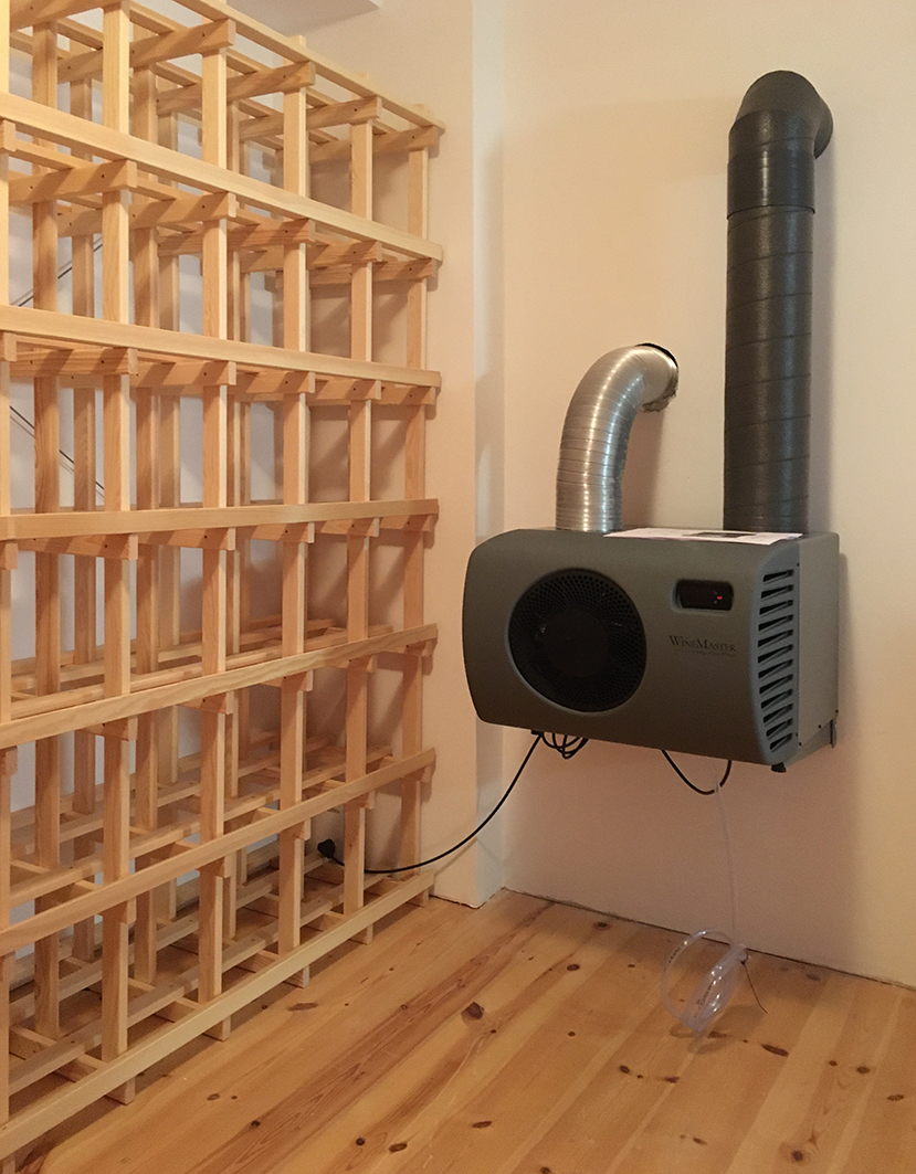 Wine Master Klimagerät in einem Weinkeller